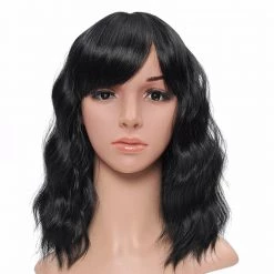Cherry Guo Deluxe Shoulder Length Loose Wave Black Wig