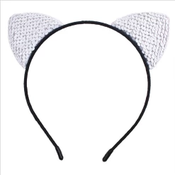 Unknown Sequin Cat Ears Headbands