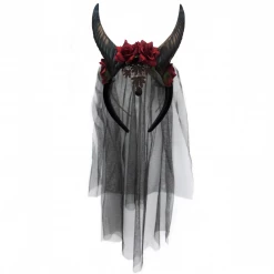 TomFoolery Black Fallen Angel Horns