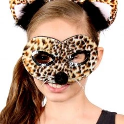 Sweidas Leopard Animal Headband & Mask Set Animals And Insects 5 Sweidas Leopard Animal Headband & Mask Set Animals And Insects
