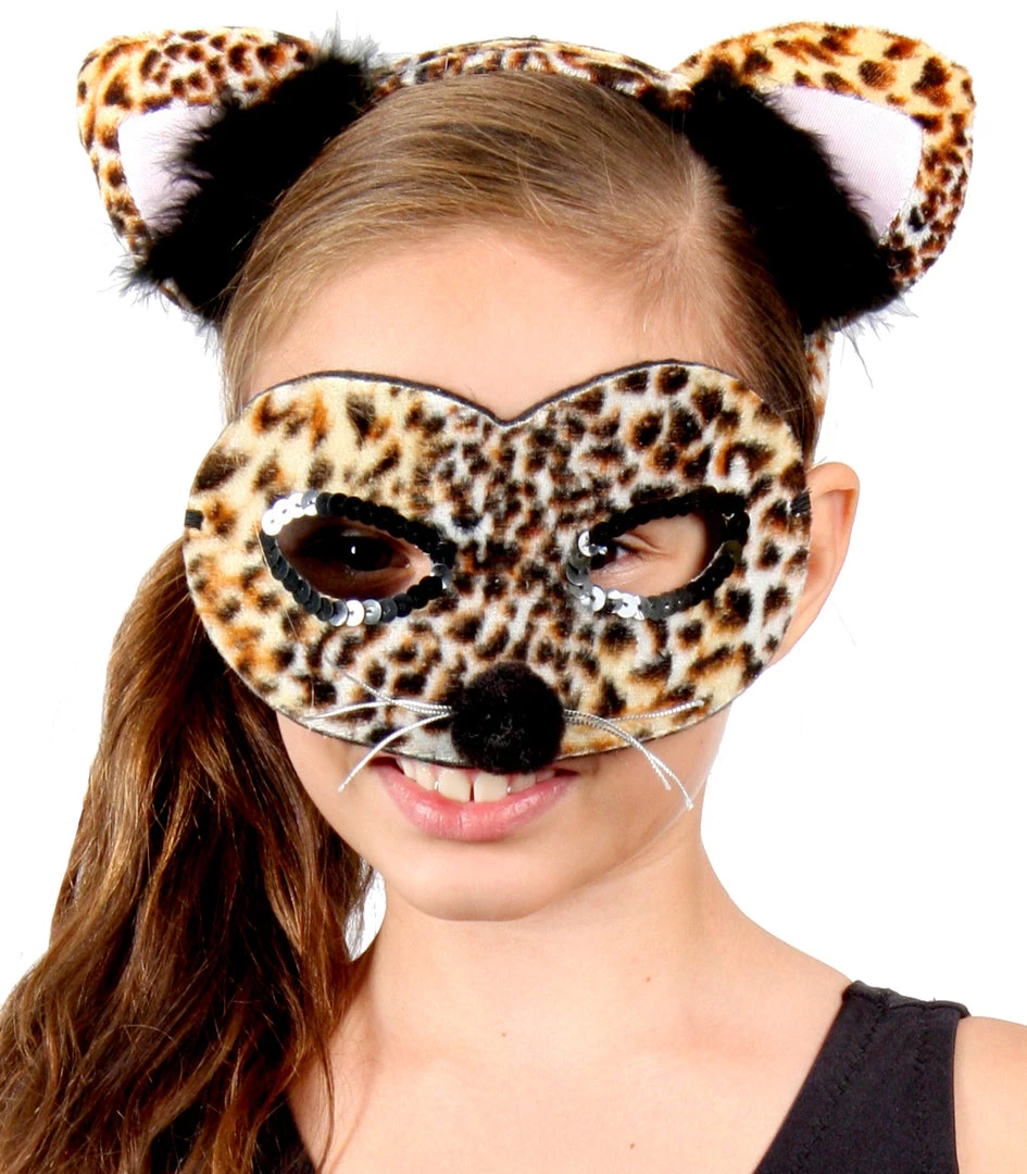 Sweidas Leopard Animal Headband & Mask Set Animals And Insects 4 Sweidas Leopard Animal Headband & Mask Set Animals And Insects