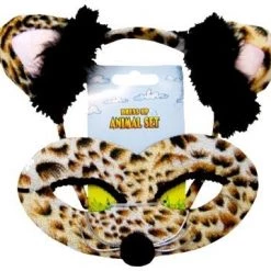 Sweidas Leopard Animal Headband & Mask Set Animals And Insects
