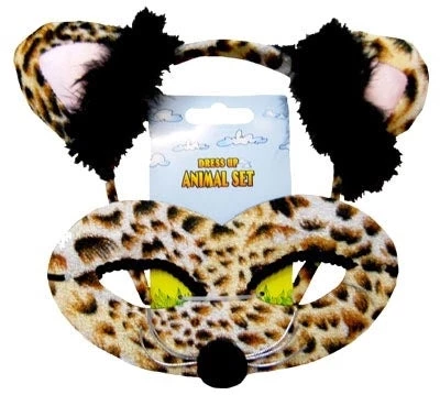 Sweidas Leopard Animal Headband & Mask Set Animals And Insects 3 Sweidas Leopard Animal Headband & Mask Set Animals And Insects