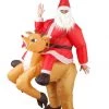 Hurly-Burly Inflatable Santa Ride On Reindeer Celebrations 2 Hurly-Burly Inflatable Santa Ride On Reindeer Celebrations