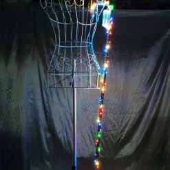 Hurly-Burly Rainbow LED Light-Up Dancer Cane