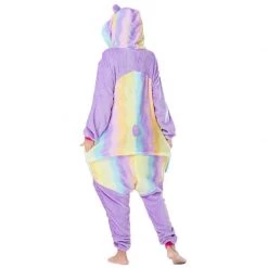 Hurly-Burly Onesies Purple Rainbow Panda Onesie