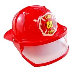 Hurly-Burly Uniforms Red Fire Chief Hat