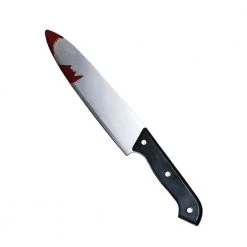 Hurly-Burly Realistic Bloody Butchers Knife Costume Accessories