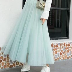 Hurly-Burly Light Coloured Tulle Skirt