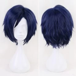 Jocelyn Luo My Hero Academia Tenya Iida Short Blue Cosplay Wig Anime & Video Games