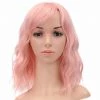 Cherry Guo Deluxe Shoulder Length Loose Wave Light Pink Wig