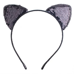 Unknown Sequin Cat Ears Headbands
