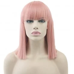 Jacky Wang Straight Cut Deluxe Bob Wig Costume Accessories