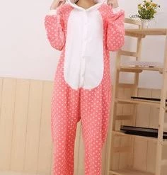 Hurly-Burly Pink Kitty Onesie Onesies