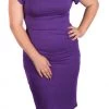 Hurly-Burly True Purple Wiggle Dress