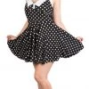 Hurly-Burly (D) Dresses Black & White Polka Dot Mini Dress 1 Hurly-Burly (D) Dresses Black & White Polka Dot Mini Dress