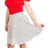 Hurly-Burly Polka Dot Skirt