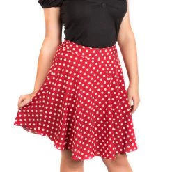 Hurly-Burly Polka Dot Skirt