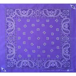 Hurly-Burly (b) Bandanas Soft Purple Paisley Bandana