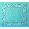 Hurly-Burly (b) Bandanas Turquoise Paisley Bandana