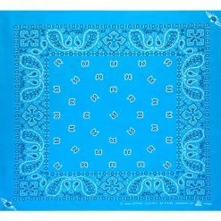 Hurly-Burly (b) Bright Blue Paisley Bandana