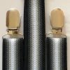 Ribbon Center Black And Grey Stripes Suspender 2 Ribbon Center Black And Grey Stripes Suspender