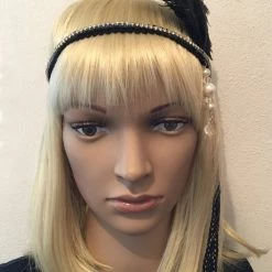 Craft 1920's Great Gatsby Black Diamonte Gatsby Headband 6 Craft 1920's Great Gatsby Black Diamonte Gatsby Headband