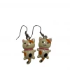 8Seasons Findings Jewellery White Cat Earrings 1 8Seasons Findings Jewellery White Cat Earrings