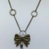 Craft Jewellery Bow & Cogs Steampunk Necklace (H)