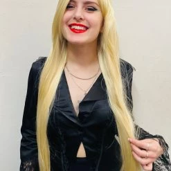 Bell's Wigs Deluxe Long Straight Blonde Wig