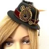 Craft Gold Bicycle & Feathers Steampunk Mini-Hat (I)