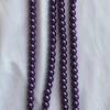 Hurly-Burly Deep Purple Long Pearl Necklace Jewellery