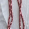 Hurly-Burly Pink Long Pearl Necklace Jewellery