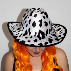 Trademart Cowboy & Western Cow Print Cowboy Hat