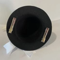 Hurly-Burly Steampunk Mini Hat White Bow And Heart (N) 11 Hurly-Burly Steampunk Mini Hat White Bow And Heart (N)