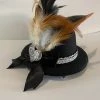 Hurly-Burly Steampunk Mini Hat Black Bow And Heart (K)