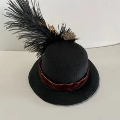 Hurly-Burly Steampunk Mini Hat With Bicycle (G)