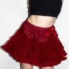 Melody Wang Deluxe Wine Red Petticoat Women's