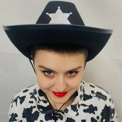 Unknown Black Sheriff Hat Adults 8 Unknown Black Sheriff Hat Adults