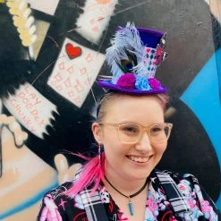 Leg Avenue Mad Hatter Mini Feather Hat Movies & TV