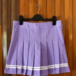 Thailand Lavender Tennis Pleat Skirt
