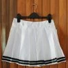 Cara Skirts Adjustable White Cheerleader Skirt