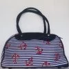 Hurly-Burly (D) Handbag Medium Blue And White Stripe Anchor Print