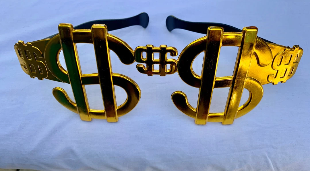 Hurly-Burly (D) Giant Dollar Sign Glasses 3 Hurly-Burly (D) Giant Dollar Sign Glasses