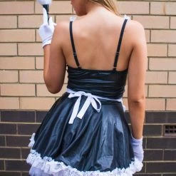 Hurly-Burly Sexy Black Maid Costume
