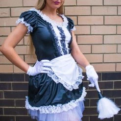 Hurly-Burly Sexy Lace Maid Costume