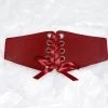 Malltop Belts & Harnesses Corset Cincher Belt With Ribbon Red 1 Malltop Belts & Harnesses Corset Cincher Belt With Ribbon Red