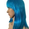 Bell's Wigs Deluxe Blue Bob Wig
