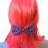 Hurly-Burly Purple Bow With Polka Dots Hair Accessories
