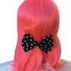 Hurly-Burly (D) Black Bow With Polka Dots Hair Accessories